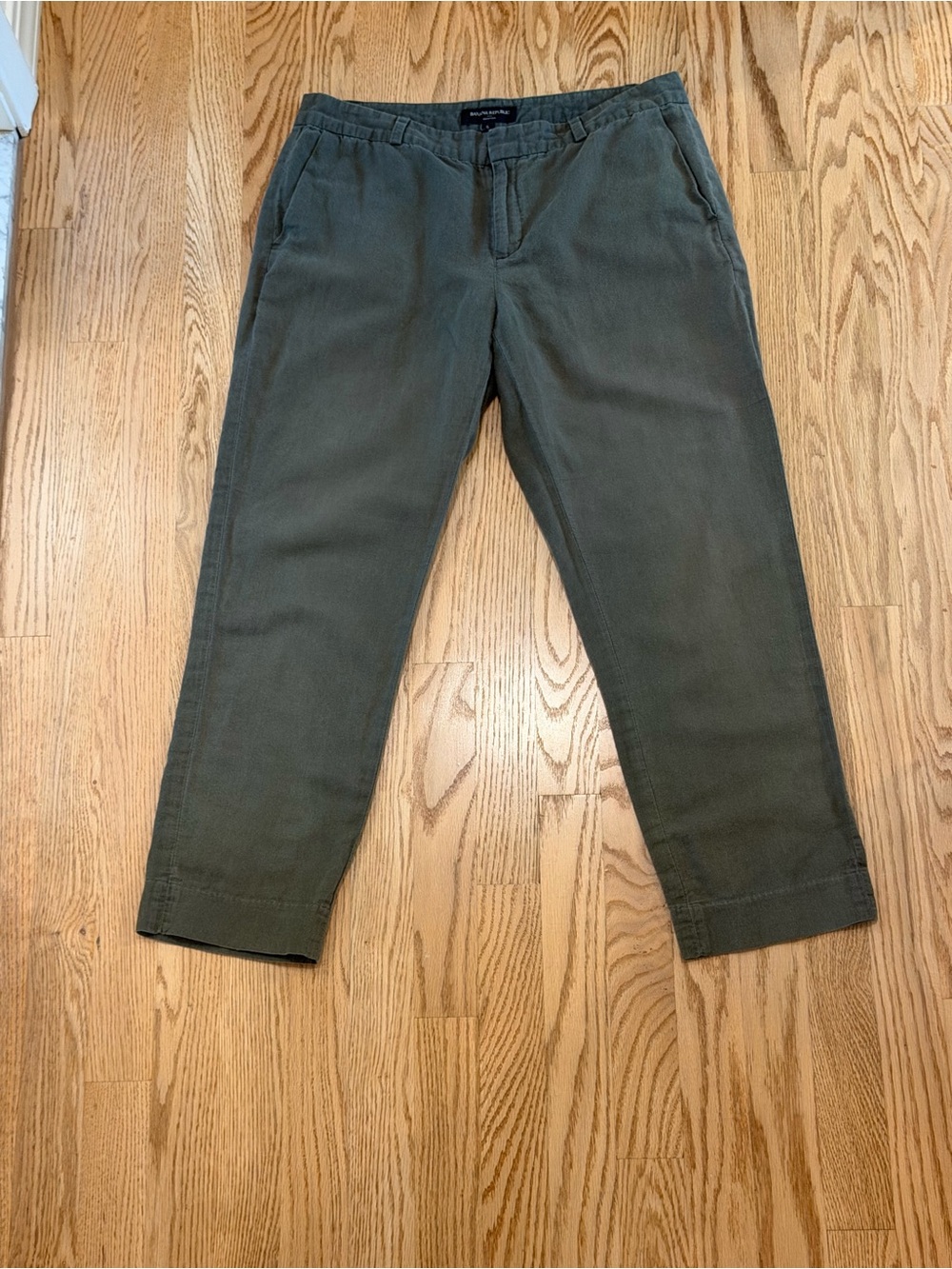 Banana Republic Olive Green Cropped Pants